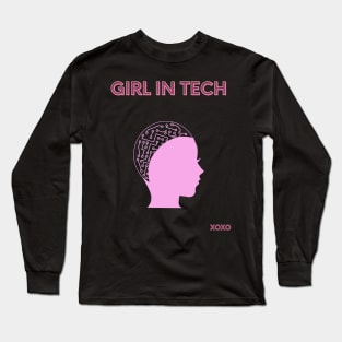 Girl in tech Long Sleeve T-Shirt